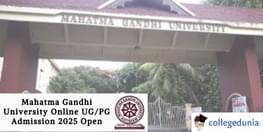 MGU Online UG and PG Admission 2025 Open